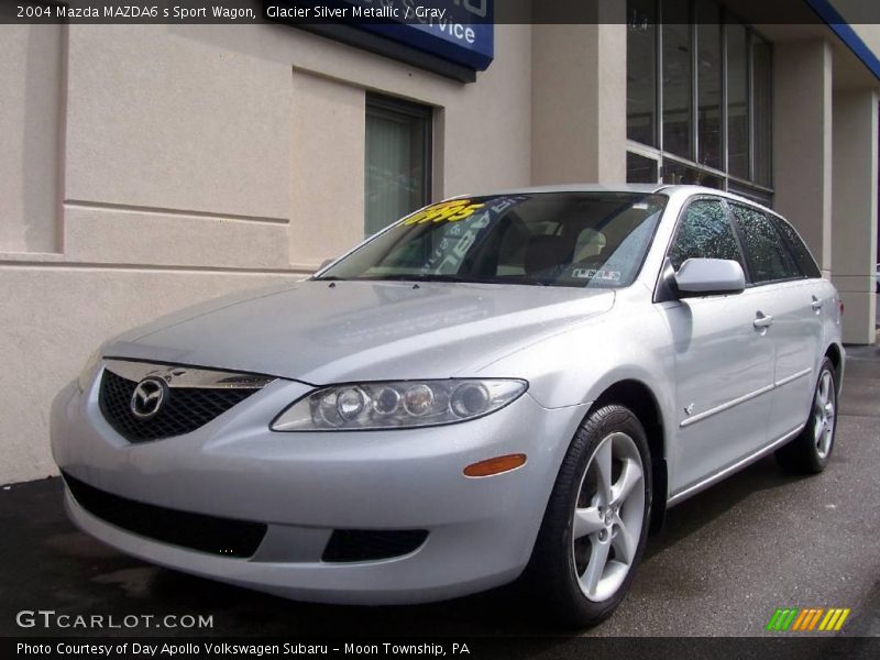 Glacier Silver Metallic / Gray 2004 Mazda MAZDA6 s Sport Wagon