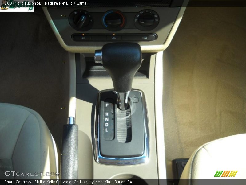 Redfire Metallic / Camel 2007 Ford Fusion SE