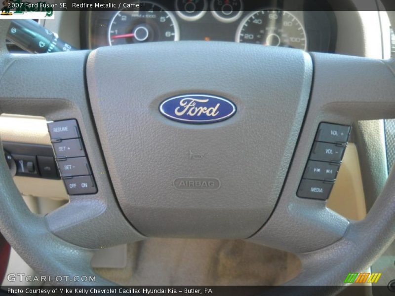 Redfire Metallic / Camel 2007 Ford Fusion SE