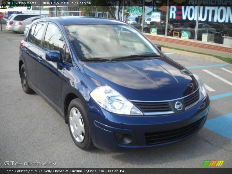 Blue Onyx Metallic / Charcoal 2007 Nissan Versa S
