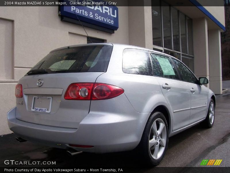 Glacier Silver Metallic / Gray 2004 Mazda MAZDA6 s Sport Wagon