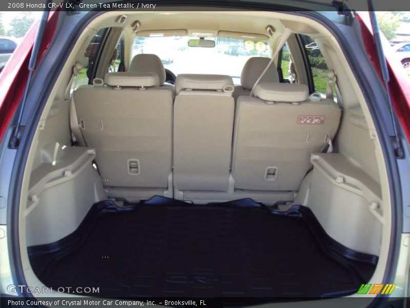 Green Tea Metallic / Ivory 2008 Honda CR-V LX
