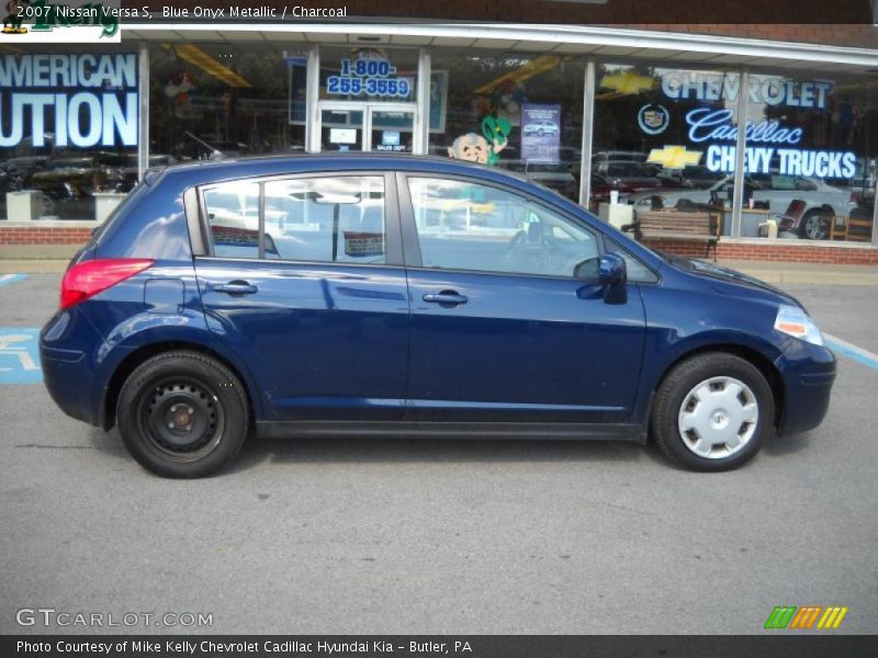 Blue Onyx Metallic / Charcoal 2007 Nissan Versa S