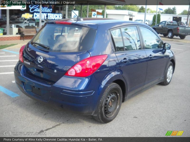 Blue Onyx Metallic / Charcoal 2007 Nissan Versa S