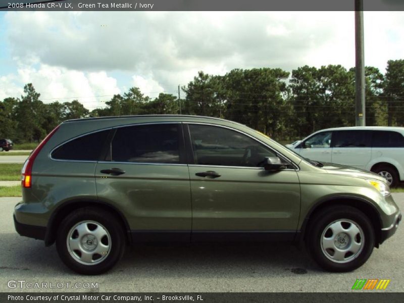 Green Tea Metallic / Ivory 2008 Honda CR-V LX