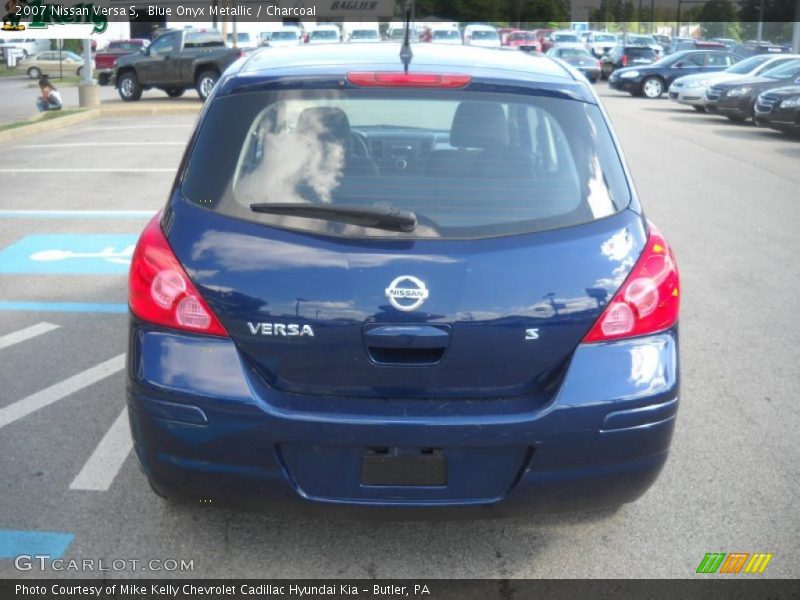 Blue Onyx Metallic / Charcoal 2007 Nissan Versa S