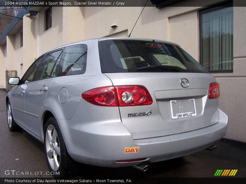 Glacier Silver Metallic / Gray 2004 Mazda MAZDA6 s Sport Wagon