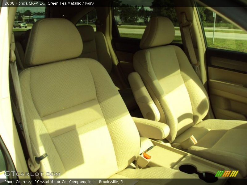 Green Tea Metallic / Ivory 2008 Honda CR-V LX