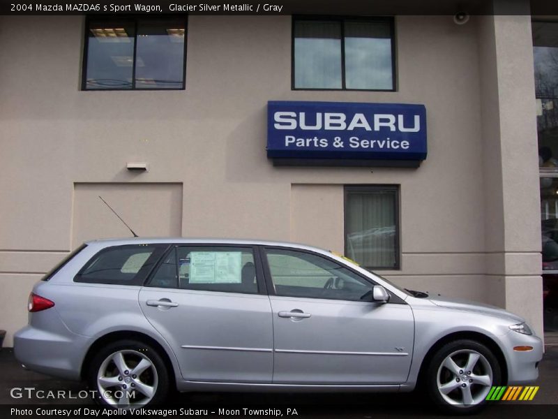 Glacier Silver Metallic / Gray 2004 Mazda MAZDA6 s Sport Wagon