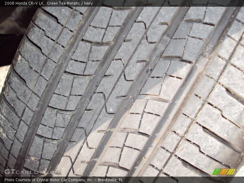Green Tea Metallic / Ivory 2008 Honda CR-V LX
