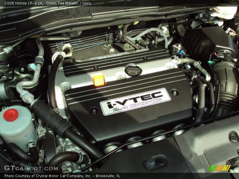 Green Tea Metallic / Ivory 2008 Honda CR-V LX