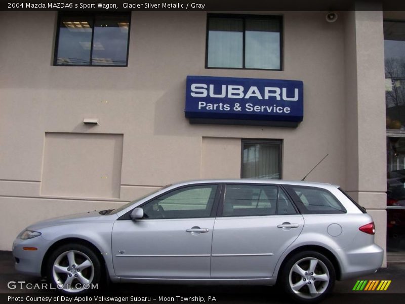 Glacier Silver Metallic / Gray 2004 Mazda MAZDA6 s Sport Wagon