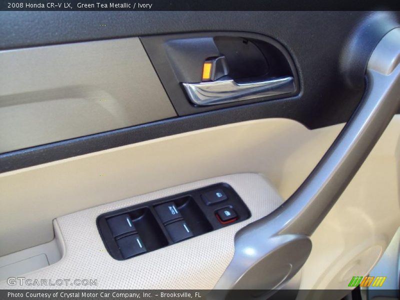 Green Tea Metallic / Ivory 2008 Honda CR-V LX