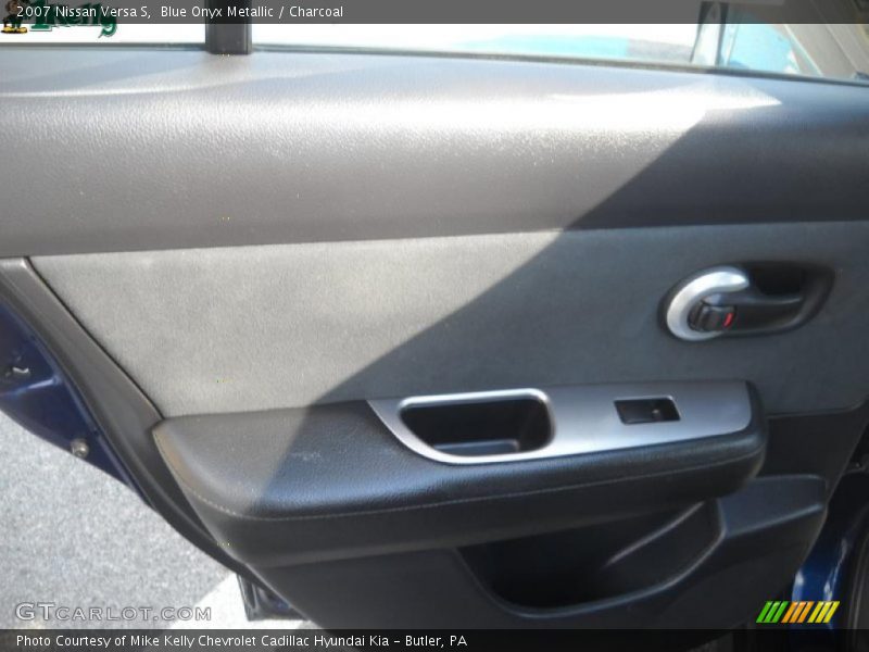 Blue Onyx Metallic / Charcoal 2007 Nissan Versa S