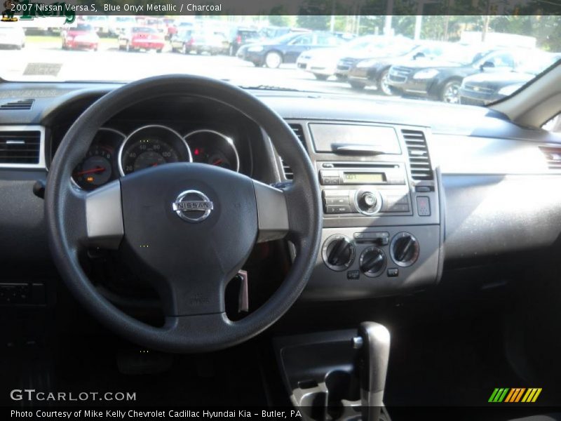 Blue Onyx Metallic / Charcoal 2007 Nissan Versa S