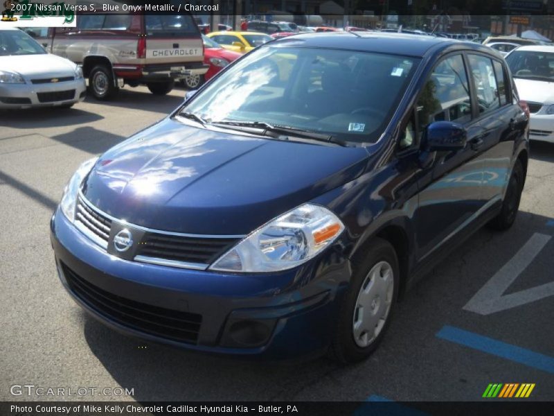 Blue Onyx Metallic / Charcoal 2007 Nissan Versa S