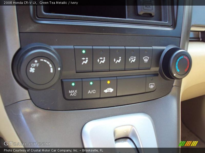 Green Tea Metallic / Ivory 2008 Honda CR-V LX