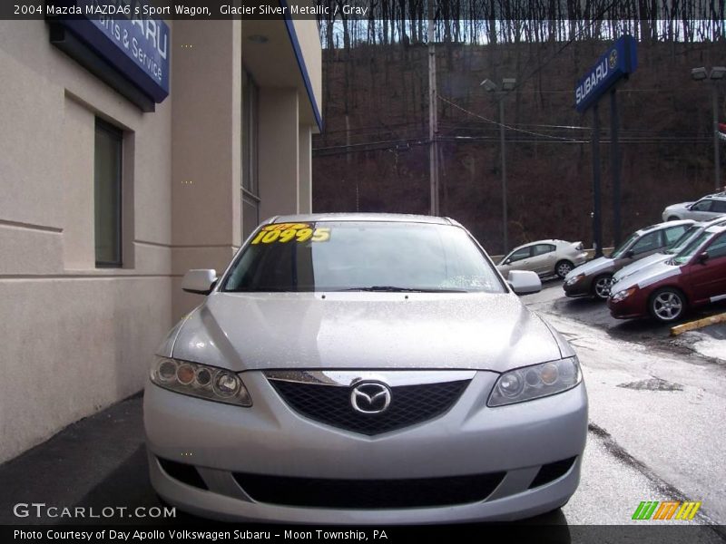 Glacier Silver Metallic / Gray 2004 Mazda MAZDA6 s Sport Wagon