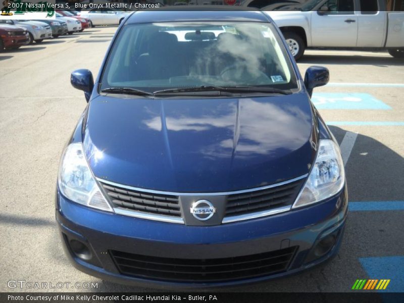 Blue Onyx Metallic / Charcoal 2007 Nissan Versa S