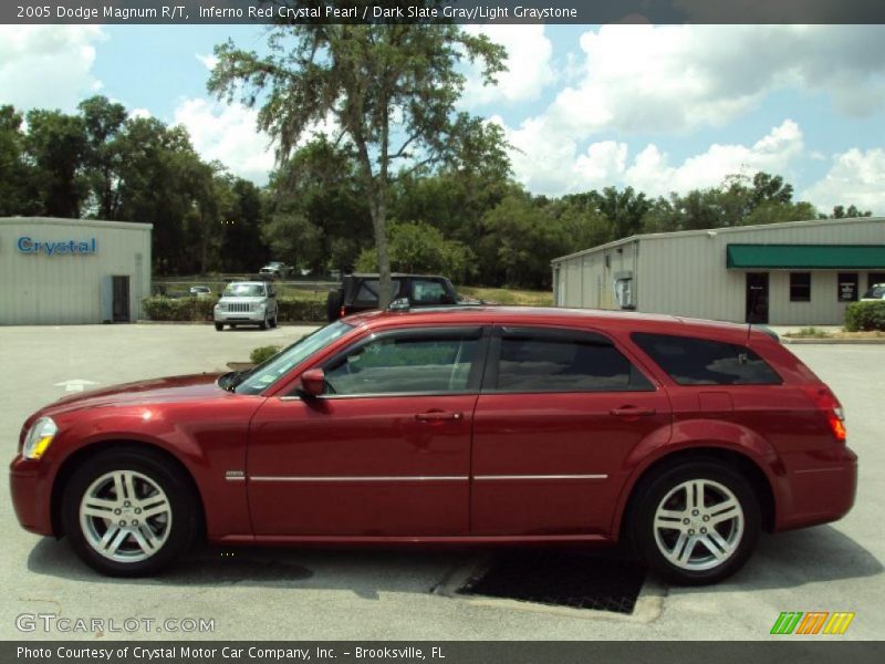 Inferno Red Crystal Pearl / Dark Slate Gray/Light Graystone 2005 Dodge Magnum R/T