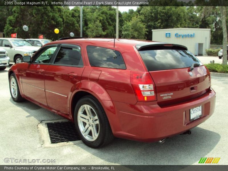 Inferno Red Crystal Pearl / Dark Slate Gray/Light Graystone 2005 Dodge Magnum R/T