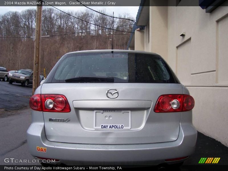 Glacier Silver Metallic / Gray 2004 Mazda MAZDA6 s Sport Wagon