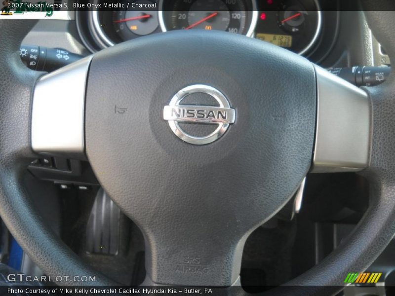 Blue Onyx Metallic / Charcoal 2007 Nissan Versa S