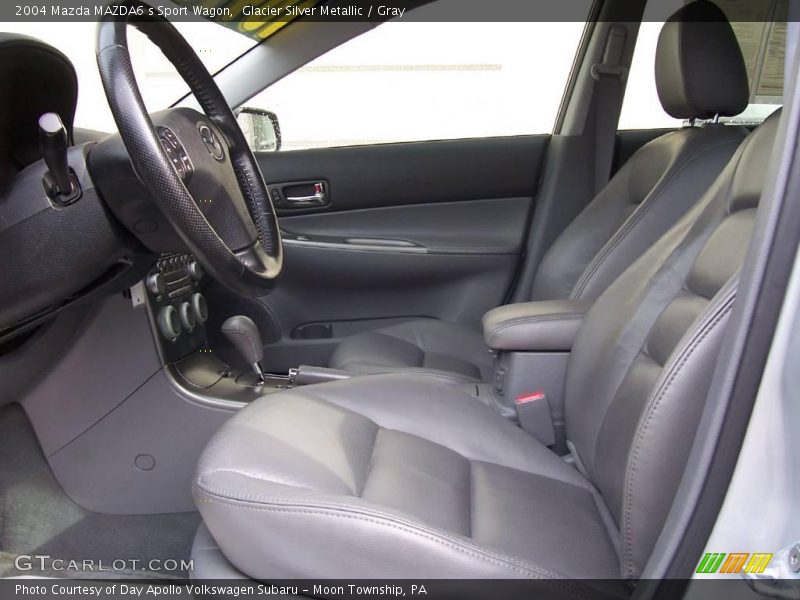 Glacier Silver Metallic / Gray 2004 Mazda MAZDA6 s Sport Wagon