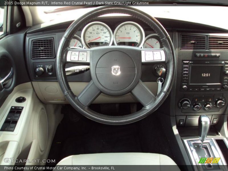 Inferno Red Crystal Pearl / Dark Slate Gray/Light Graystone 2005 Dodge Magnum R/T