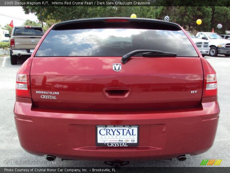 Inferno Red Crystal Pearl / Dark Slate Gray/Light Graystone 2005 Dodge Magnum R/T