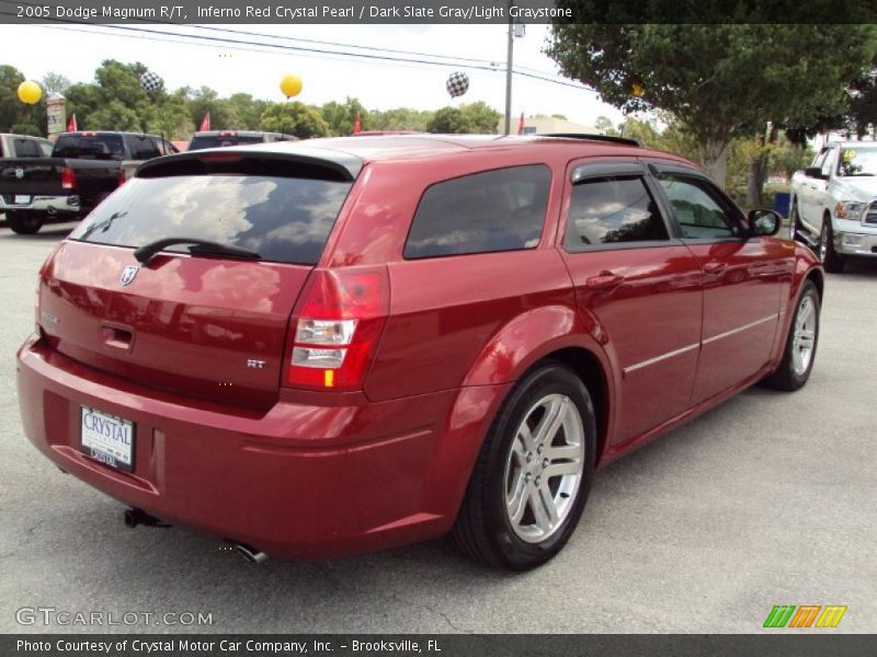 Inferno Red Crystal Pearl / Dark Slate Gray/Light Graystone 2005 Dodge Magnum R/T