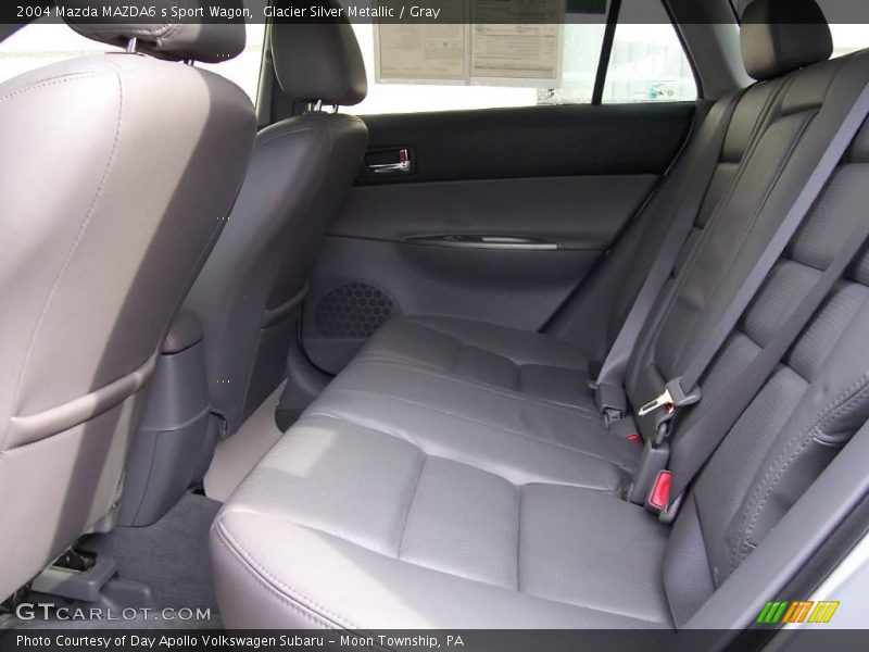 Glacier Silver Metallic / Gray 2004 Mazda MAZDA6 s Sport Wagon