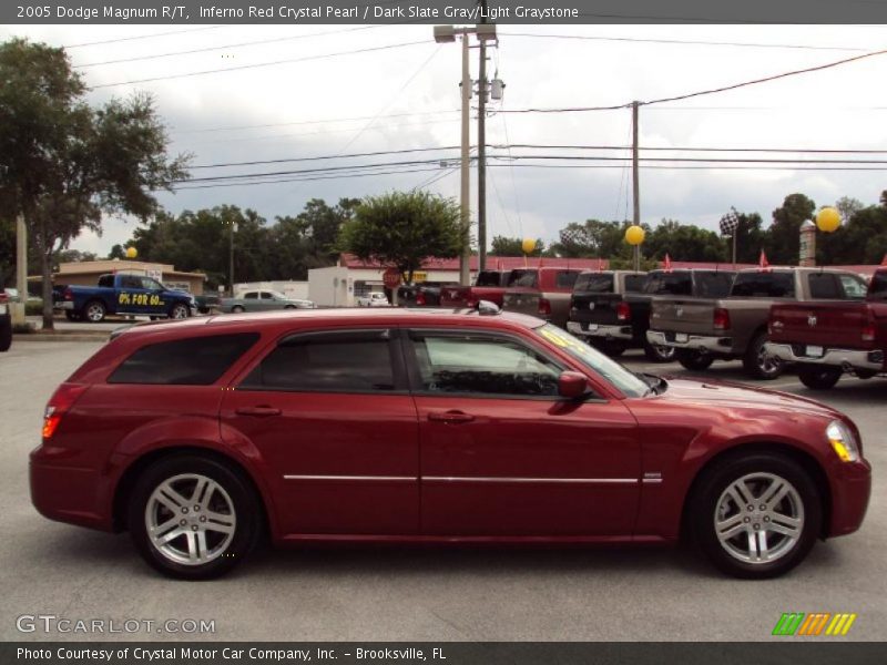 Inferno Red Crystal Pearl / Dark Slate Gray/Light Graystone 2005 Dodge Magnum R/T