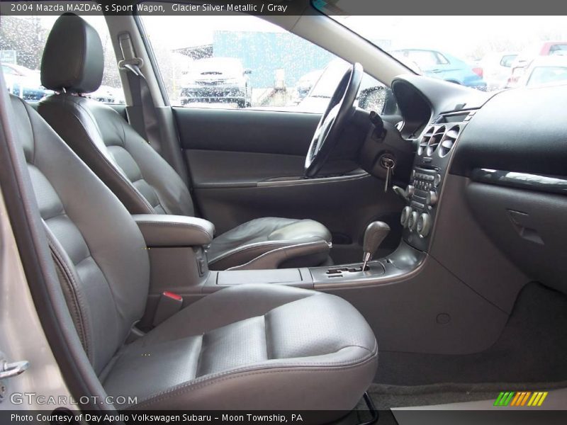 Glacier Silver Metallic / Gray 2004 Mazda MAZDA6 s Sport Wagon