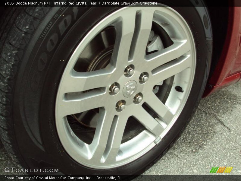 Inferno Red Crystal Pearl / Dark Slate Gray/Light Graystone 2005 Dodge Magnum R/T