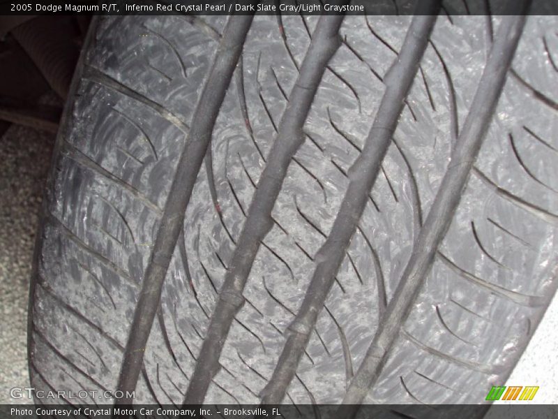 Inferno Red Crystal Pearl / Dark Slate Gray/Light Graystone 2005 Dodge Magnum R/T