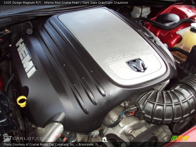 Inferno Red Crystal Pearl / Dark Slate Gray/Light Graystone 2005 Dodge Magnum R/T