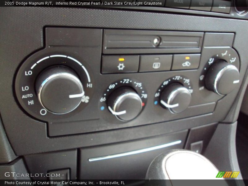 Inferno Red Crystal Pearl / Dark Slate Gray/Light Graystone 2005 Dodge Magnum R/T