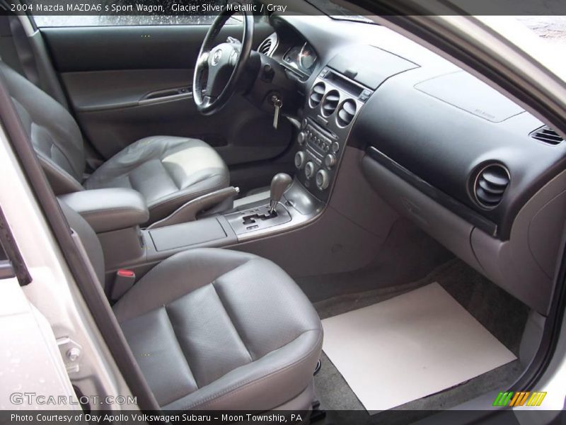 Glacier Silver Metallic / Gray 2004 Mazda MAZDA6 s Sport Wagon