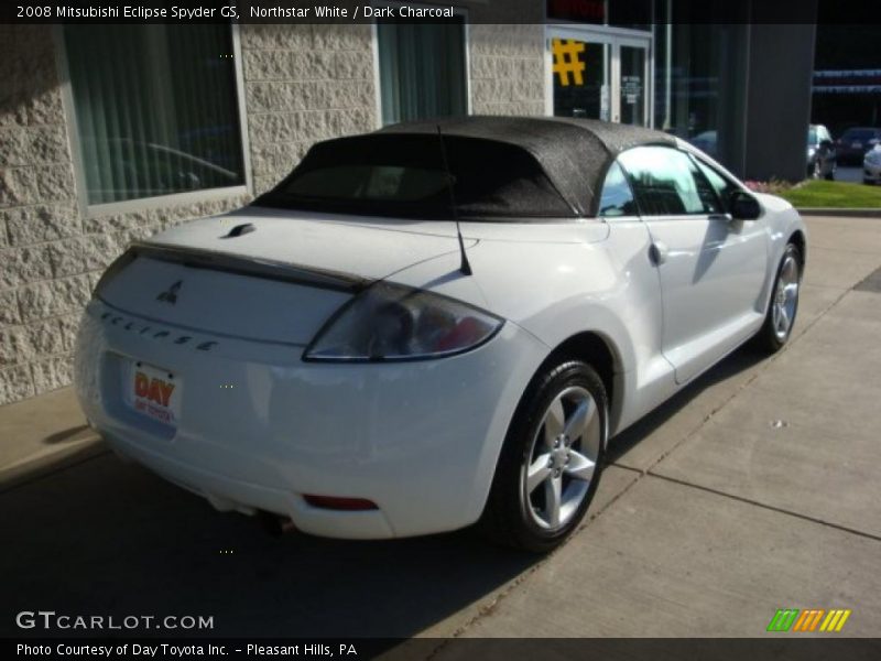 Northstar White / Dark Charcoal 2008 Mitsubishi Eclipse Spyder GS