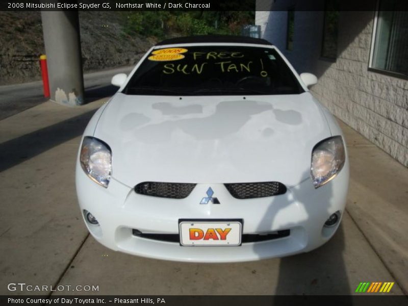 Northstar White / Dark Charcoal 2008 Mitsubishi Eclipse Spyder GS