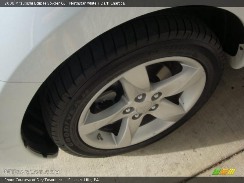 Northstar White / Dark Charcoal 2008 Mitsubishi Eclipse Spyder GS