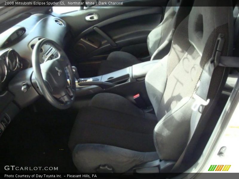 Northstar White / Dark Charcoal 2008 Mitsubishi Eclipse Spyder GS