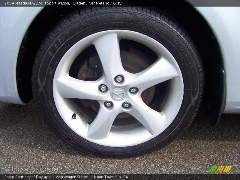 Glacier Silver Metallic / Gray 2004 Mazda MAZDA6 s Sport Wagon