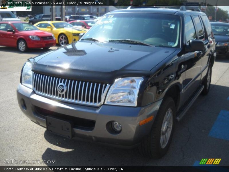 Black / Midnight Grey 2005 Mercury Mountaineer V6 AWD