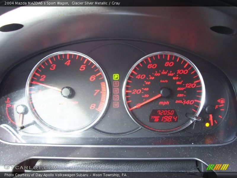Glacier Silver Metallic / Gray 2004 Mazda MAZDA6 s Sport Wagon