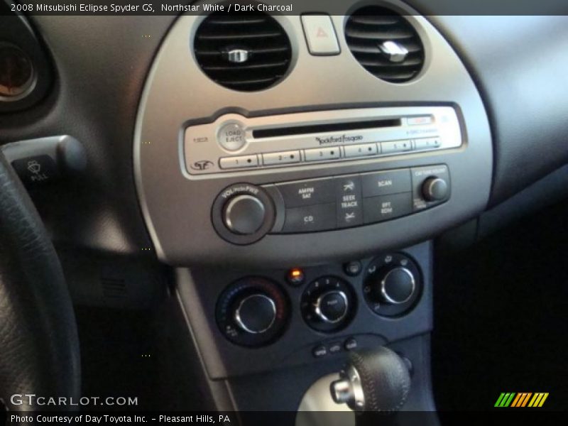 Northstar White / Dark Charcoal 2008 Mitsubishi Eclipse Spyder GS