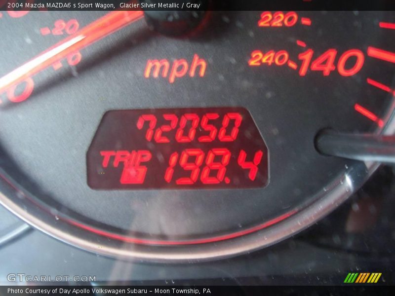 Glacier Silver Metallic / Gray 2004 Mazda MAZDA6 s Sport Wagon
