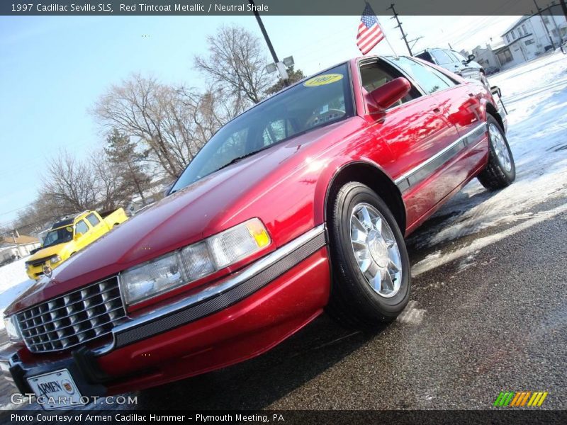 Red Tintcoat Metallic / Neutral Shale 1997 Cadillac Seville SLS