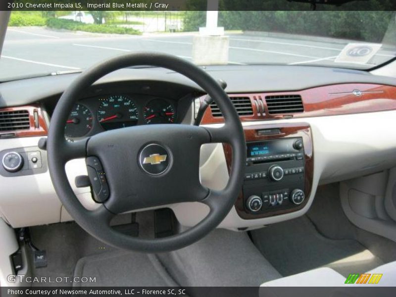 Imperial Blue Metallic / Gray 2010 Chevrolet Impala LS